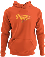Φούτερ με κουκούλα - Pizza Team - Color Thumbnail Orange