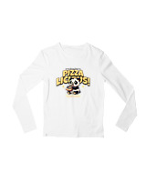 Μακρυμάνικο Μακό Παιδικό - Pizzalicious - Color Thumbnail 'Ασπρο