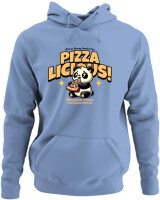 Φούτερ με κουκούλα - Pizzalicious - Color Thumbnail Blue Carolina
