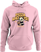 Φούτερ με κουκούλα - Pizzalicious - Color Thumbnail Pink
