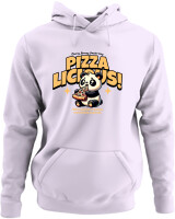 Φούτερ με κουκούλα - Pizzalicious - Color Thumbnail Λιλά