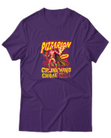 T-Shirt Αντρικό - Pizzarion - Color Thumbnail Σκούρο Μωβ