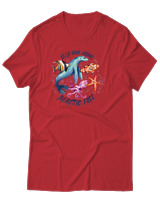 T-Shirt Αντρικό - Plastic Free - Color Thumbnail Κόκκινο