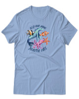 T-Shirt Αντρικό - Plastic Free - Color Thumbnail Γαλάζιο