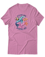 T-Shirt Αντρικό - Plastic Free - Color Thumbnail Ροζ
