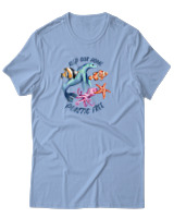 T-Shirt  Γυναικείο - Plastic Free - Color Thumbnail Γαλάζιο