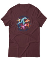T-Shirt  Γυναικείο - Plastic Free - Color Thumbnail Μπορντό