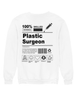 Φούτερ χωρίς κουκούλα Γυναικείο - Plastic Surgeon - Color Thumbnail 'Ασπρο