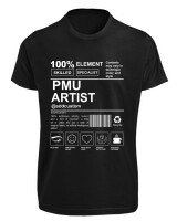 T-Shirt Fit - PMU Artist - Color Thumbnail Μαύρο