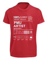 T-Shirt Fit - PMU Artist - Color Thumbnail Κόκκινο