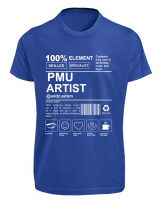 T-Shirt Fit - PMU Artist - Color Thumbnail Μπλε Ρουά