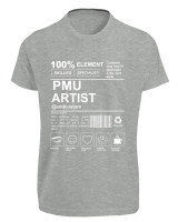 T-Shirt Fit - PMU Artist - Color Thumbnail Γκρι Μελανζέ