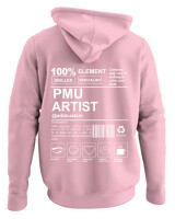 Φούτερ με κουκούλα - PMU Artist - Color Thumbnail Pink