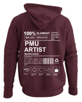 Φούτερ με κουκούλα - PMU Artist - Color Thumbnail Marron