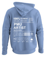 Φούτερ με κουκούλα - PMU Artist - Color Thumbnail Blue Carolina