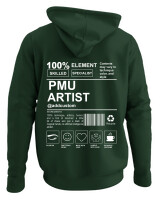 Φούτερ με κουκούλα - PMU Artist - Color Thumbnail Κυπαρισσί