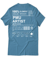 T-Shirt Unisex - PMU Artist - Color Thumbnail Τιρκουάζ
