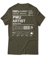 T-Shirt Unisex - PMU Artist - Color Thumbnail Χακί