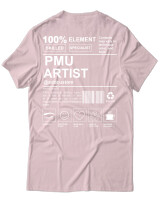 T-Shirt Unisex - PMU Artist - Color Thumbnail Απαλό Ροζ