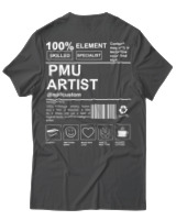 T-Shirt  Γυναικείο - PMU Artist - Color Thumbnail Ανθρακί