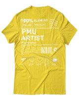 T-Shirt  Γυναικείο - PMU Artist - Color Thumbnail Κίτρινο Χρυσό