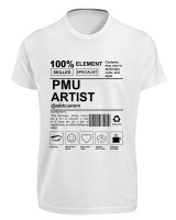 T-Shirt Fit - PMU Artist - Color Thumbnail 'Ασπρο