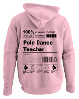 Φούτερ με κουκούλα - Pole Dance Teacher - Color Thumbnail Pink