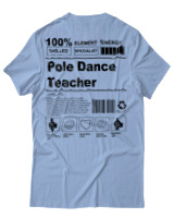 T-Shirt Αντρικό - Pole Dance Teacher - Color Thumbnail Γαλάζιο
