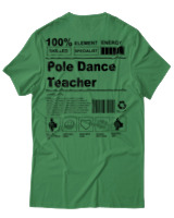 T-Shirt Αντρικό - Pole Dance Teacher - Color Thumbnail Πράσινο