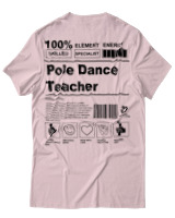 T-Shirt  Γυναικείο - Pole Dance Teacher - Color Thumbnail Απαλό Ροζ