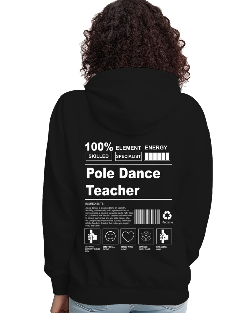 Φούτερ με κουκούλα - Pole Dance Teacher - Image 1