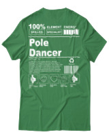 T-Shirt Αντρικό - Pole Dancer - Color Thumbnail Πράσινο