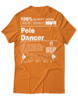 T-Shirt Αντρικό - Pole Dancer - Color Thumbnail Πορτοκαλί