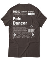 T-Shirt Αντρικό - Pole Dancer - Color Thumbnail Καφέ