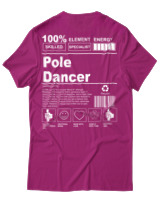 T-Shirt Αντρικό - Pole Dancer - Color Thumbnail Φουξια