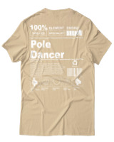 T-Shirt Αντρικό - Pole Dancer - Color Thumbnail Μπεζ