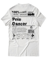 T-Shirt  Γυναικείο - Pole Dancer - Color Thumbnail Άσπρο