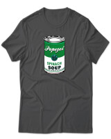 T-Shirt Unisex - Popeyes Spinach - Color Thumbnail Ανθρακί