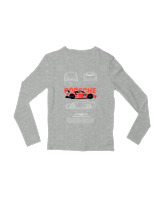 Μακρυμάνικο Μακό Παιδικό - Porsche 911 GT3 RS - Color Thumbnail Γκρι Μελανζέ