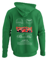 Φούτερ με κουκούλα - Porsche 911 GT3 RS - Color Thumbnail Kelly Green