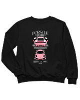Φούτερ χωρίς κουκούλα Παιδικό - Porsche 911 Turbo - Color Thumbnail Μαύρο
