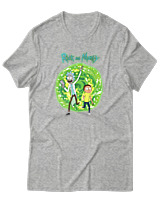 T-Shirt Αντρικό - Portal Vibes - Color Thumbnail Γκρι Μελανζέ
