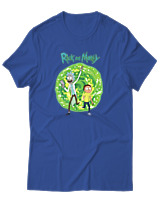 T-Shirt Αντρικό - Portal Vibes - Color Thumbnail Μπλε Ρουά