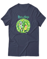 T-Shirt Αντρικό - Portal Vibes - Color Thumbnail Μπλε Γκρι