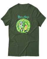 T-Shirt Αντρικό - Portal Vibes - Color Thumbnail Κυπαρισσί