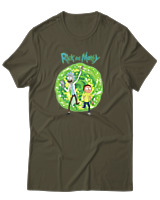 T-Shirt Αντρικό - Portal Vibes - Color Thumbnail Χακί