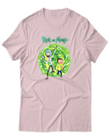 T-Shirt Αντρικό - Portal Vibes - Color Thumbnail Απαλό Ροζ