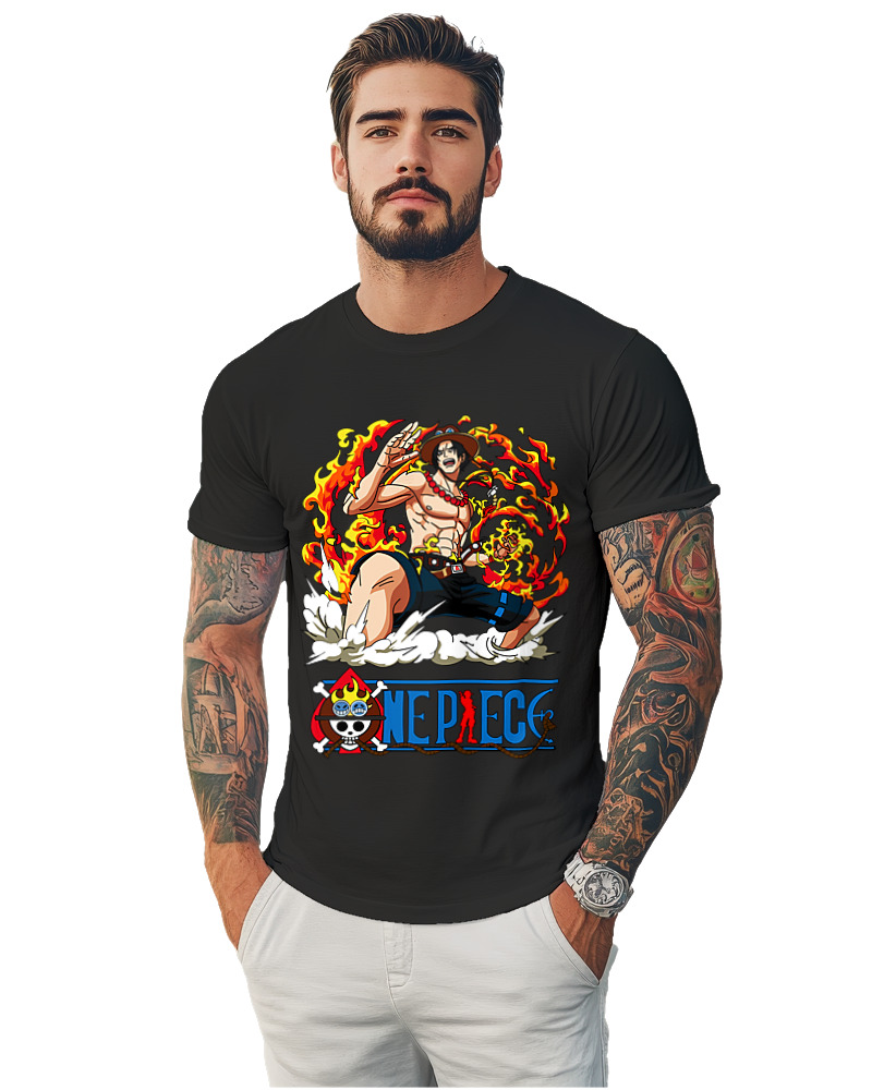 T-Shirt Unisex - Portgas D Ace - Image 1