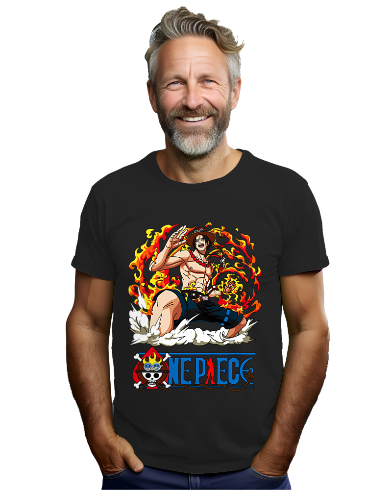 T-Shirt Unisex - Portgas D Ace - Image 2