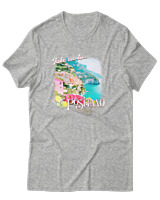 T-Shirt Αντρικό - Positano - Color Thumbnail Γκρι Μελανζέ